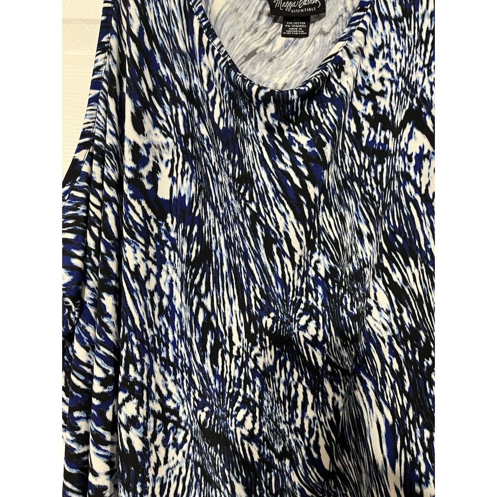 Maggie Barnes Womens Blue Tank Top 4X 30/32